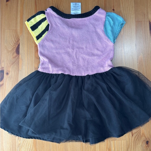 Disney's The Nightmare Before Christmas Sally Costume Sweater Dress Size 18M - Picture 2 of 3